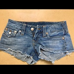 True Religion Jean Shorts